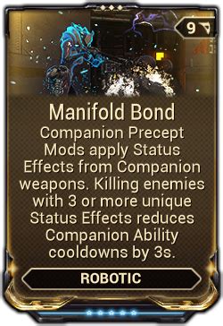 manifold bond warframe